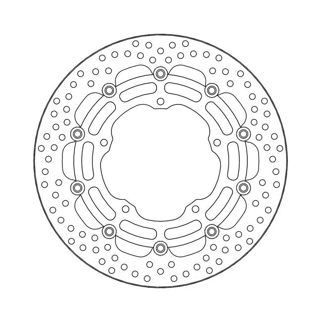 Moto-Master Halo series floating brake rotor BRAKE ROTORS Moto Master
