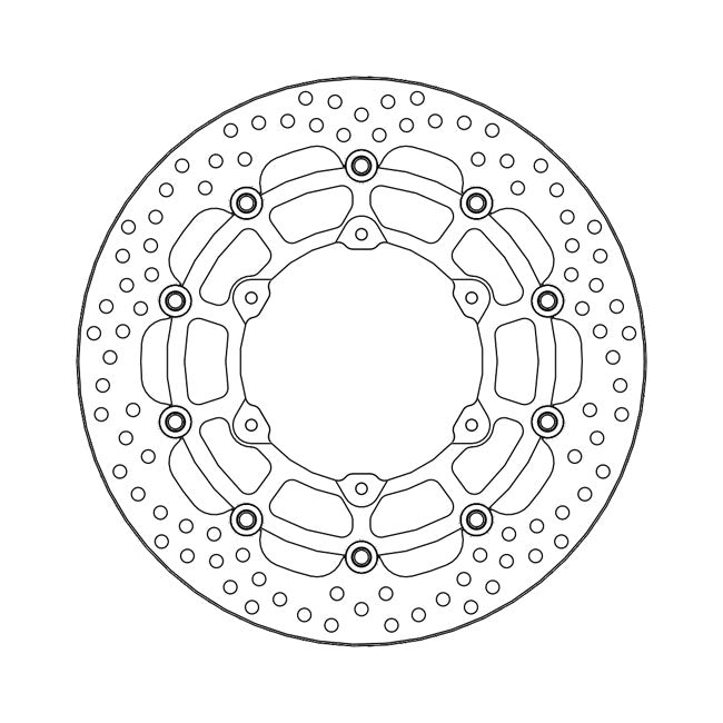 Moto-Master Halo series floating brake rotor BRAKE ROTORS Moto Master