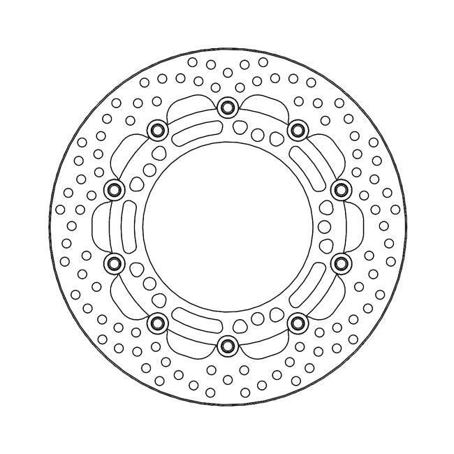 Moto-Master Halo series floating brake rotor BRAKE ROTORS Moto Master