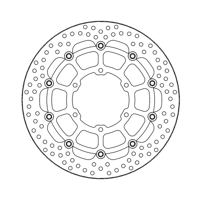 Moto-Master Halo series floating brake rotor BRAKE ROTORS Moto Master