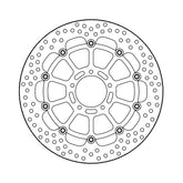 Moto-Master Halo series floating brake rotor BRAKE ROTORS Moto Master