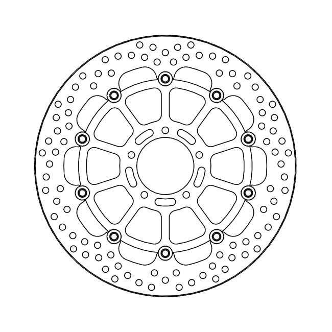 Moto-Master Halo series floating brake rotor BRAKE ROTORS Moto Master