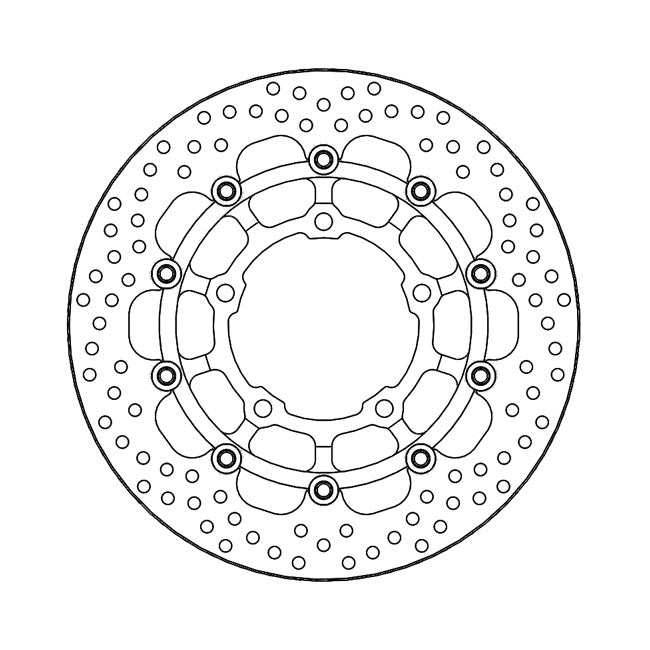 Moto-Master Halo series floating brake rotor BRAKE ROTORS Moto Master