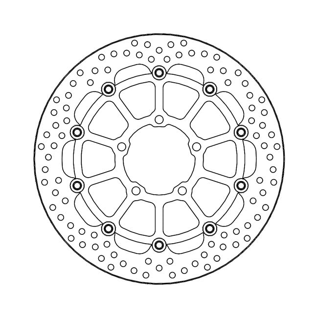 Moto-Master Halo series floating brake rotor BRAKE ROTORS Moto Master