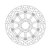 Moto-Master Halo series floating brake rotor BRAKE ROTORS Moto Master