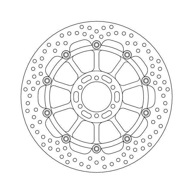 Moto-Master Halo series floating brake rotor BRAKE ROTORS Moto Master