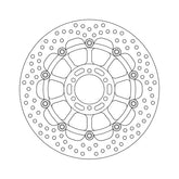*6 DAYS EXTRA TRANSIT TIME* Moto-Master Halo series floating brake rotor BRAKE ROTORS Moto Master