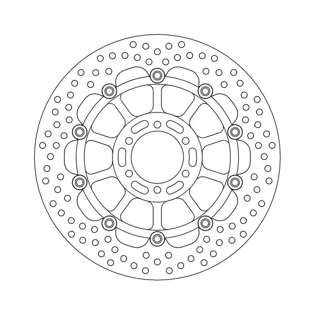 *6 DAYS EXTRA TRANSIT TIME* Moto-Master Halo series floating brake rotor BRAKE ROTORS Moto Master