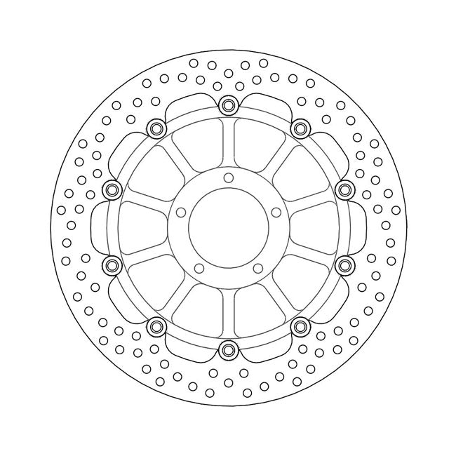 Moto-Master Halo series floating brake rotor BRAKE ROTORS Moto Master