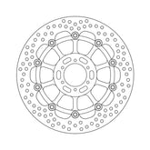 Moto-Master Halo series floating brake rotor BRAKE ROTORS Moto Master