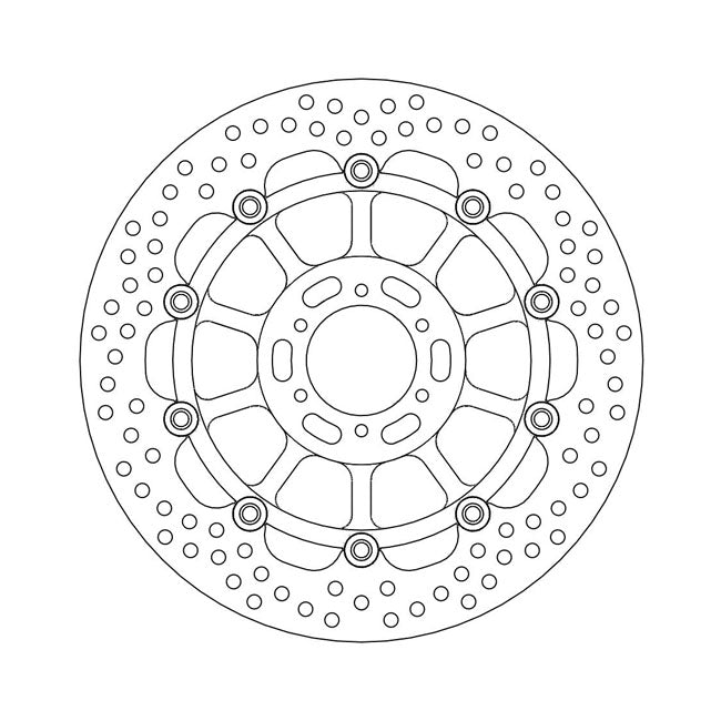 Moto-Master Halo series floating brake rotor BRAKE ROTORS Moto Master