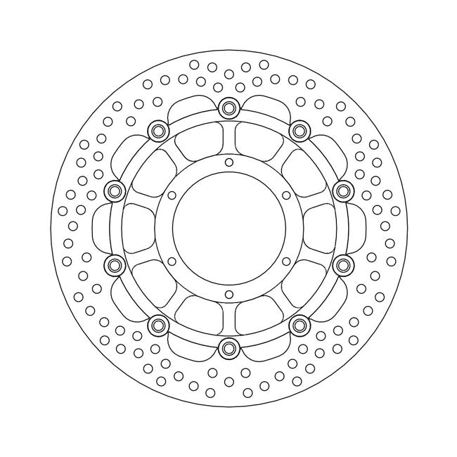 Moto-Master Halo series floating brake rotor BRAKE ROTORS Moto Master