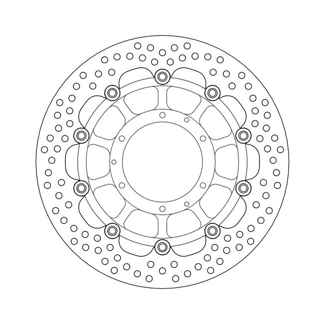 Moto-Master Halo series floating brake rotor BRAKE ROTORS Moto Master