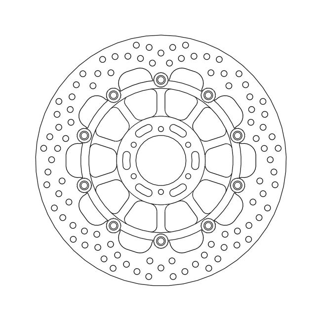 Moto-Master Halo series floating brake rotor BRAKE ROTORS Moto Master