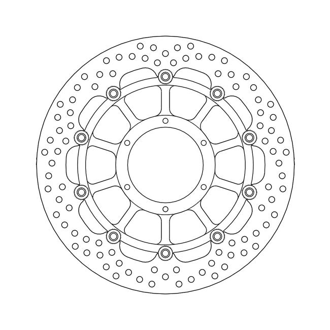 Moto-Master Halo series floating brake rotor BRAKE ROTORS Moto Master
