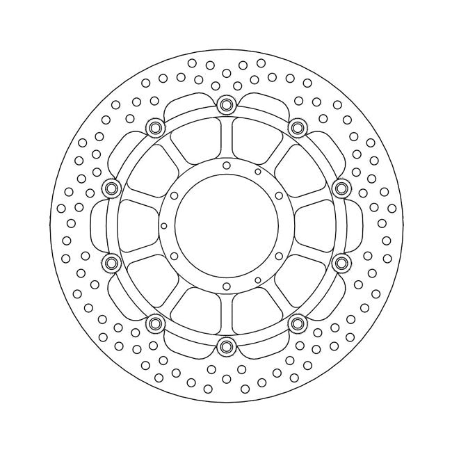 Moto-Master Halo series floating brake rotor BRAKE ROTORS Moto Master