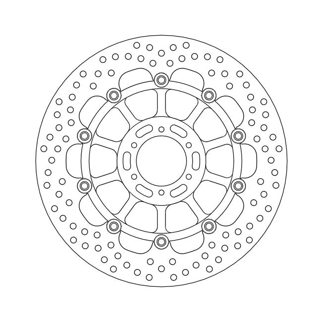 Moto-Master Halo series floating brake rotor BRAKE ROTORS Moto Master