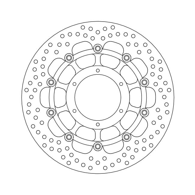 Moto-Master Halo series floating brake rotor BRAKE ROTORS Moto Master