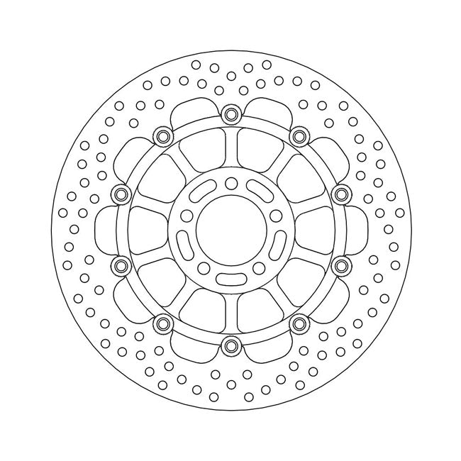 *6 DAYS EXTRA TRANSIT TIME* Moto-Master Halo series floating brake rotor BRAKE ROTORS Moto Master