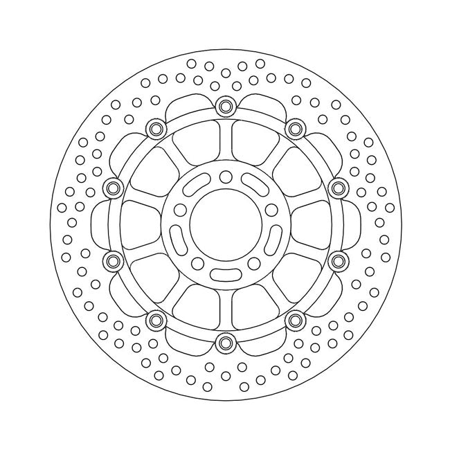 Moto-Master Halo series floating brake rotor BRAKE ROTORS Moto Master