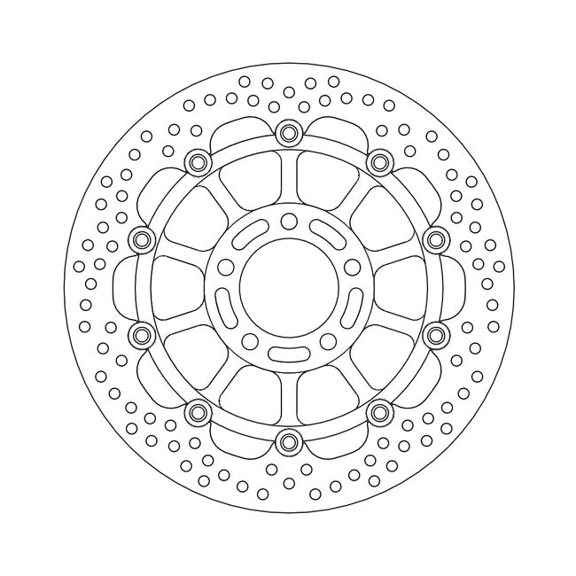 Moto-Master Halo series floating brake rotor BRAKE ROTORS Moto Master
