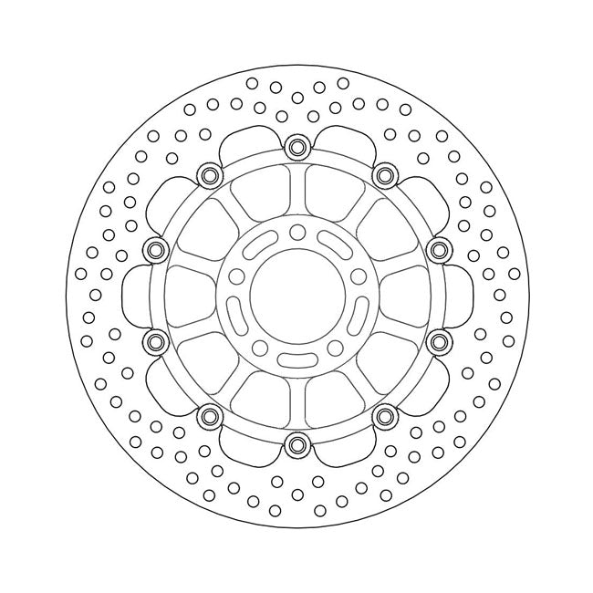 *6 DAYS EXTRA TRANSIT TIME* Moto-Master Halo series floating brake rotor BRAKE ROTORS Moto Master
