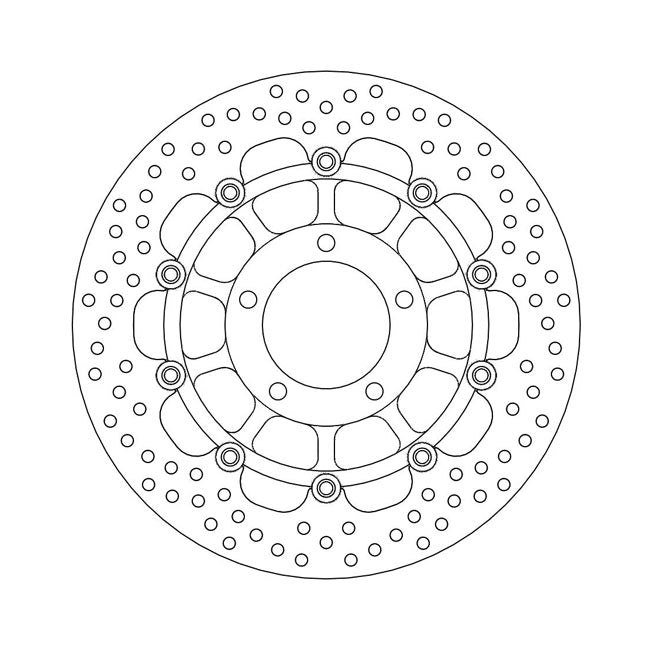 *6 DAYS EXTRA TRANSIT TIME* Moto-Master Halo series floating brake rotor BRAKE ROTORS Moto Master