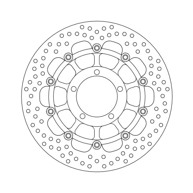 Moto-Master Halo series floating brake rotor BRAKE ROTORS Moto Master