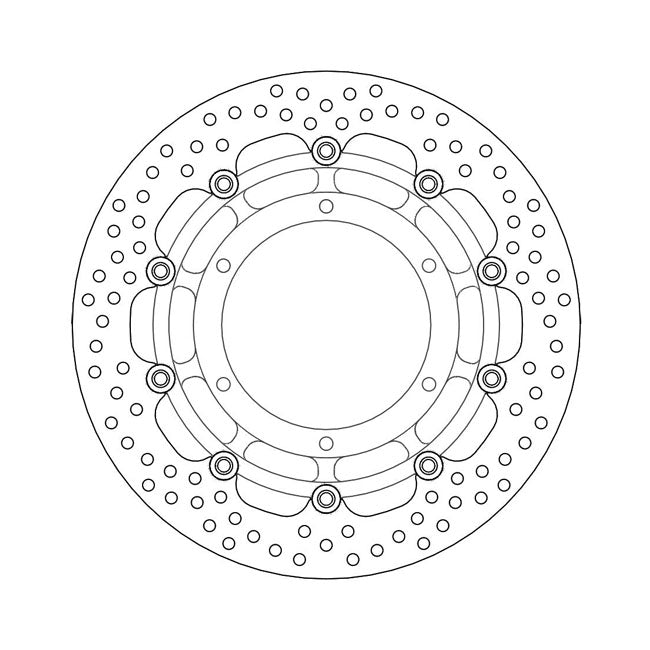 Moto-Master Halo series floating brake rotor BRAKE ROTORS Moto Master