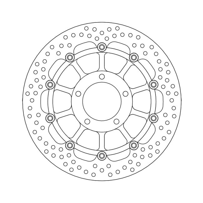 Moto-Master Halo series floating brake rotor BRAKE ROTORS Moto Master