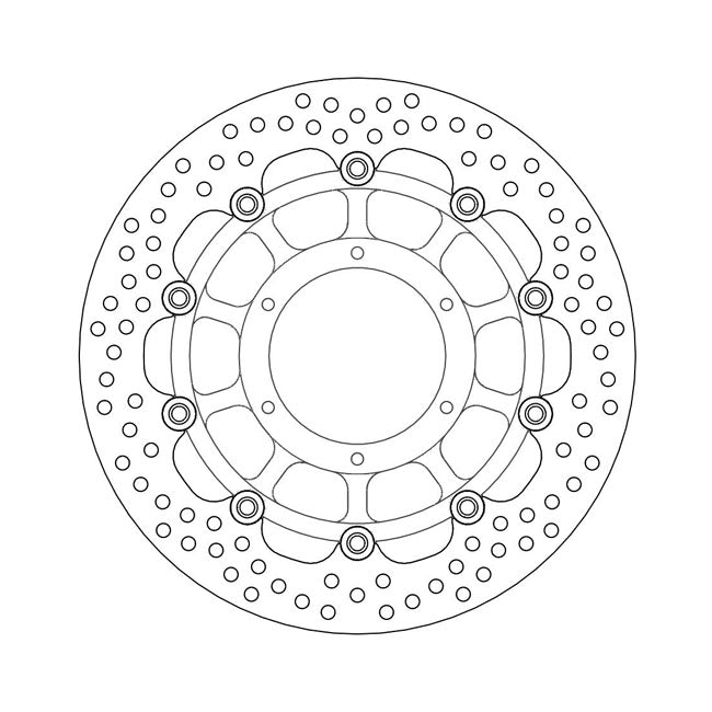 Moto-Master Halo series floating brake rotor BRAKE ROTORS Moto Master