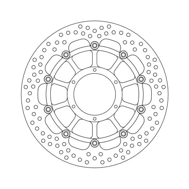 Moto-Master Halo series floating brake rotor BRAKE ROTORS Moto Master