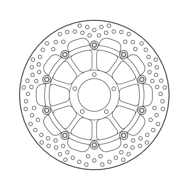 Moto-Master Halo series floating brake rotor BRAKE ROTORS Moto Master