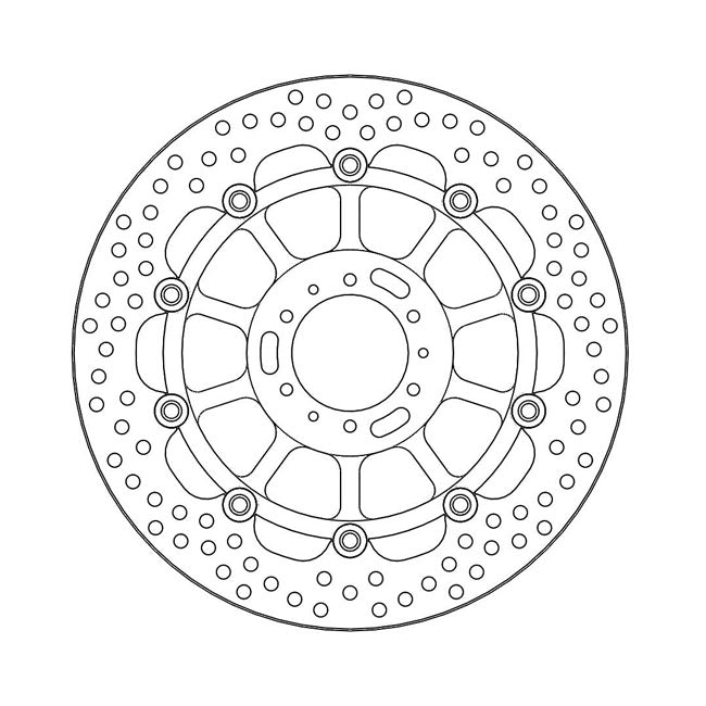 Moto-Master Halo series floating brake rotor BRAKE ROTORS Moto Master