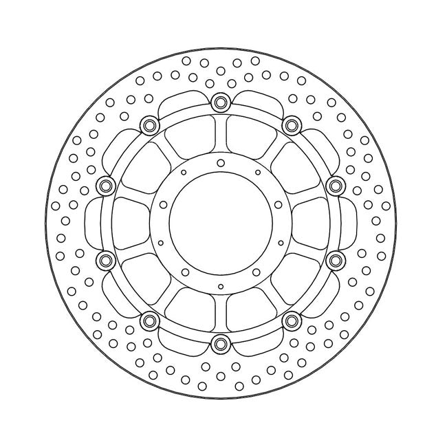 Moto-Master Halo series floating brake rotor BRAKE ROTORS Moto Master