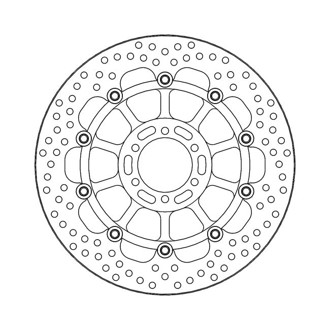 Moto-Master Halo series floating brake rotor BRAKE ROTORS Moto Master