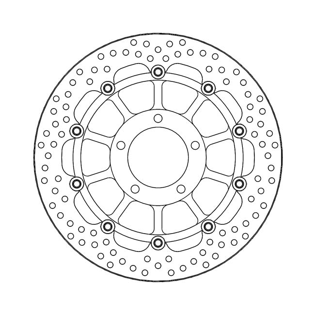 *6 DAYS EXTRA TRANSIT TIME* Moto-Master Halo series floating brake rotor BRAKE ROTORS Moto Master