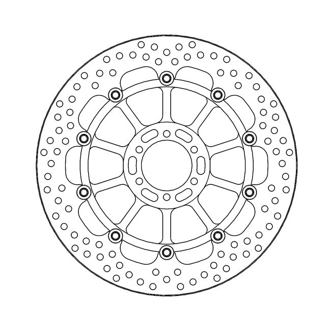 Moto-Master Halo series floating brake rotor BRAKE ROTORS Moto Master