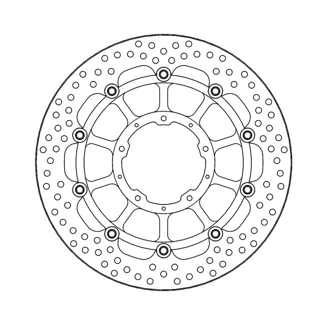 Moto-Master Halo series floating brake rotor BRAKE ROTORS Moto Master