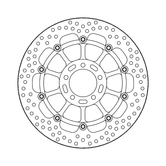 Moto-Master Halo series floating brake rotor BRAKE ROTORS Moto Master