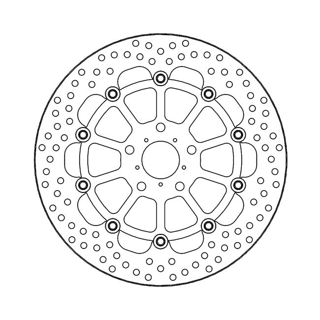 Moto-Master Halo series floating brake rotor BRAKE ROTORS Moto Master