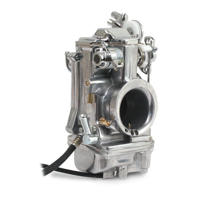 Mikuni HSR42 Smoothbore Carburetors, Polished Finish Carburetors Mikuni