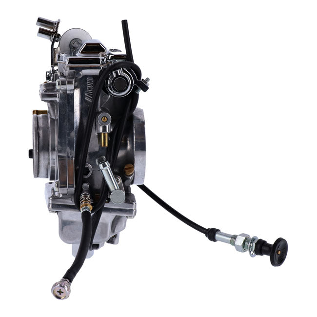 Mikuni HSR48 Smoothbore Carburetors, Polished Finish Carburetors Mikuni
