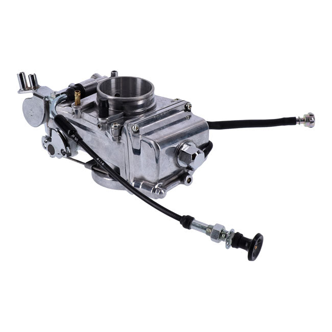 Mikuni HSR48 Smoothbore Carburetors, Polished Finish Carburetors Mikuni