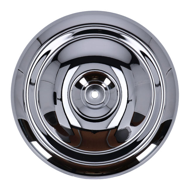 Mikuni, HSR42 air cleaner cover (with cut-out). Chrome CARBS MIKUNI REPL PARTS Mikuni