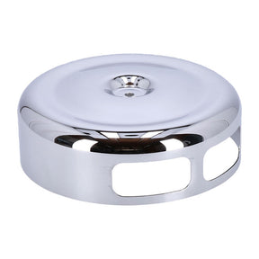 Mikuni, HSR42 air cleaner cover (with cut-out). Chrome CARBS MIKUNI REPL PARTS Mikuni