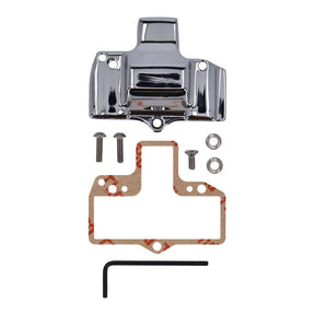 Mikuni, chrome top cover, smooth CARB TOP COVERS Mikuni