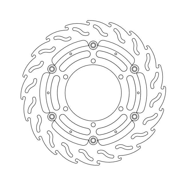 *6 DAYS EXTRA TRANSIT TIME* Moto-Master Flame series floating brake rotor BRAKE ROTORS Moto Master