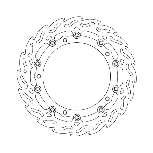 Moto-Master Flame series floating brake rotor BRAKE ROTORS Moto Master
