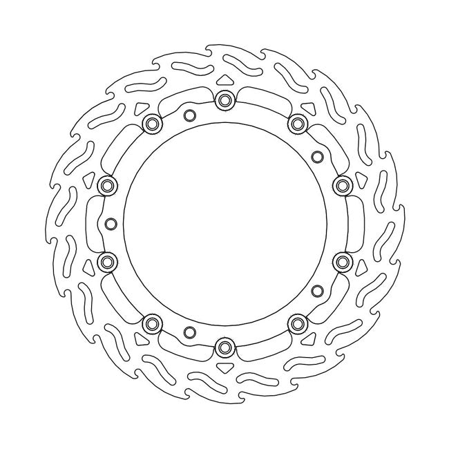 Moto-Master Flame series floating brake rotor BRAKE ROTORS Moto Master